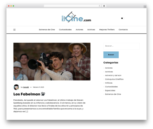 WordPress theme Aqum - eselcine.com