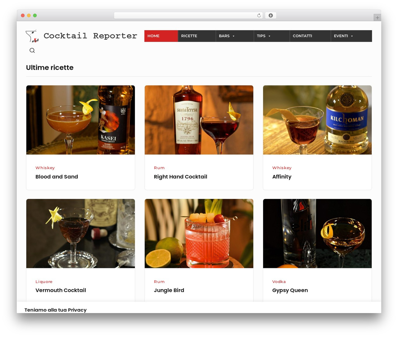 WordPress theme Bayleaf Child - cocktailreporter.com WordPress theme Bayleaf Child - cocktailreporter.com