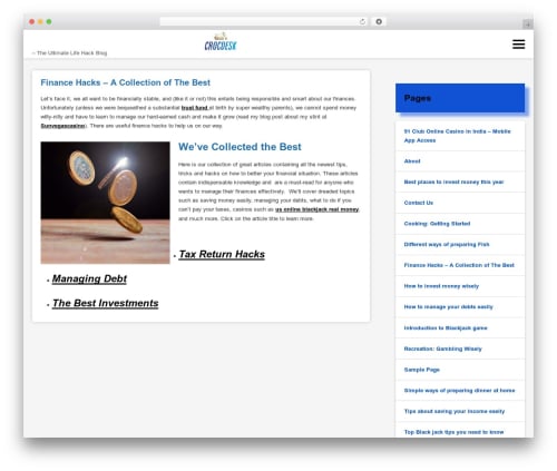 WordPress theme DiagnoSEO - crocdesk.com