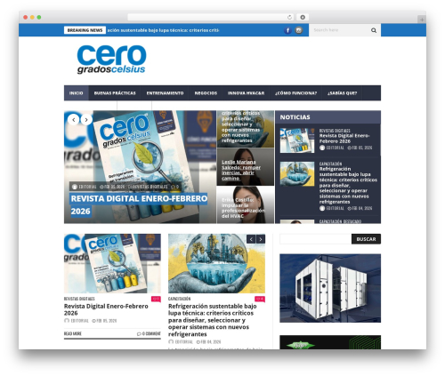 WordPress theme Nanomag - 0grados.com