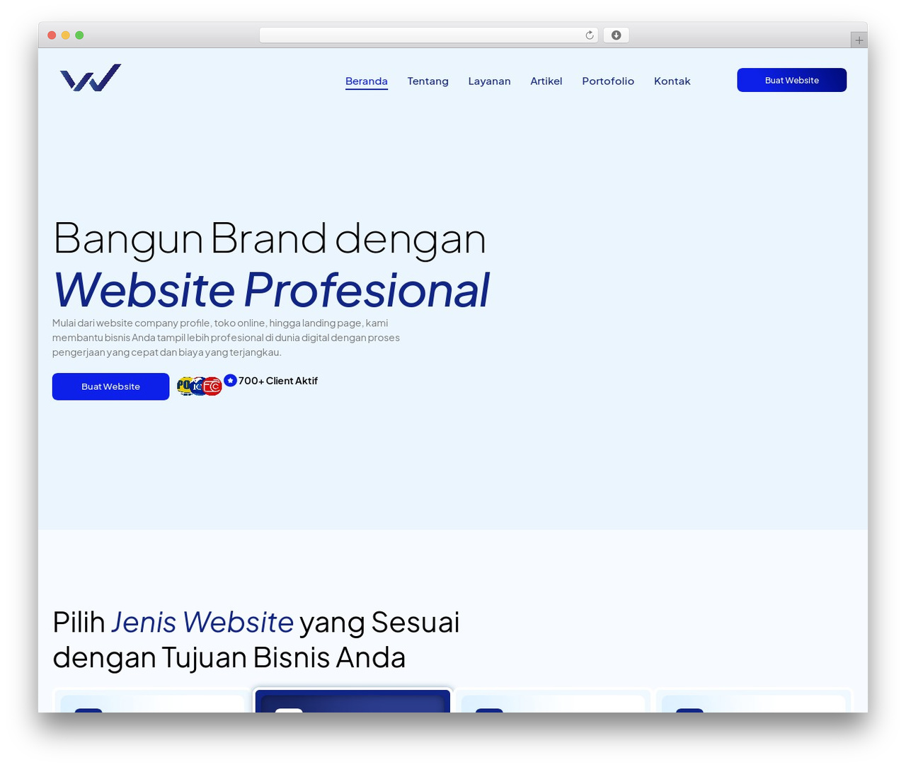 WordPress theme OceanWP - webcareidn.com