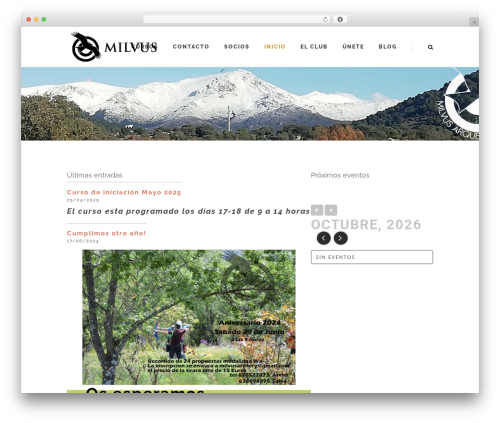 Tiempo (tiempo) free WordPress plugin - milvusarchery.com