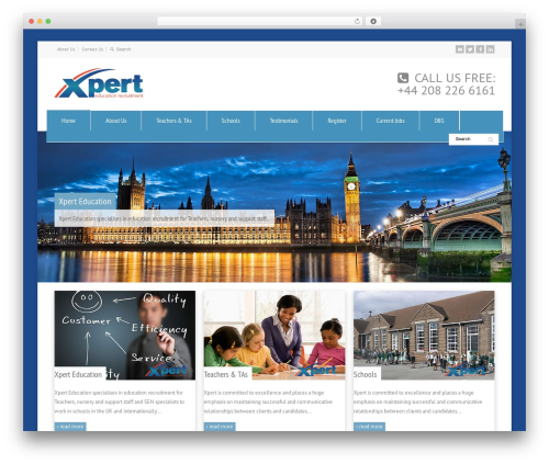 Mega slider WordPress plugin - xperteducation.co.uk
