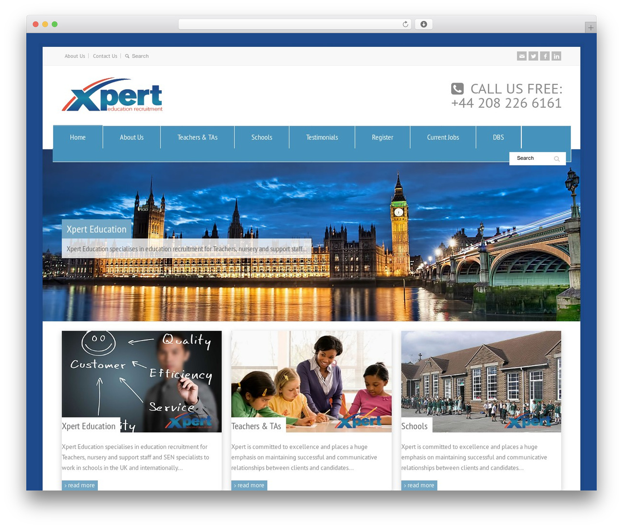 WP theme RT-Theme 18 - xperteducation.co.uk