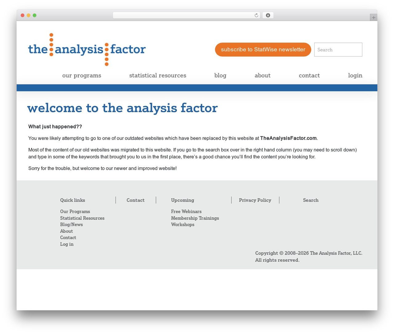 Genesis WordPress theme - theanalysisfactor.com/redirect-from-older-websites Genesis WordPress theme - theanalysisfactor.com/redirect-from-older-websites