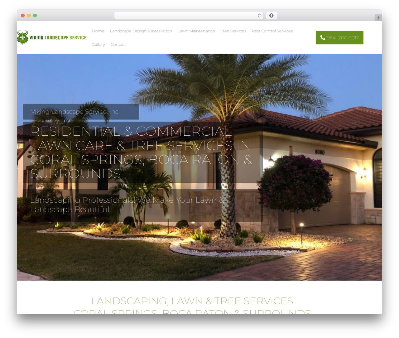 Page Builder Framework premium WordPress theme - vikinglandscapeservice.com
