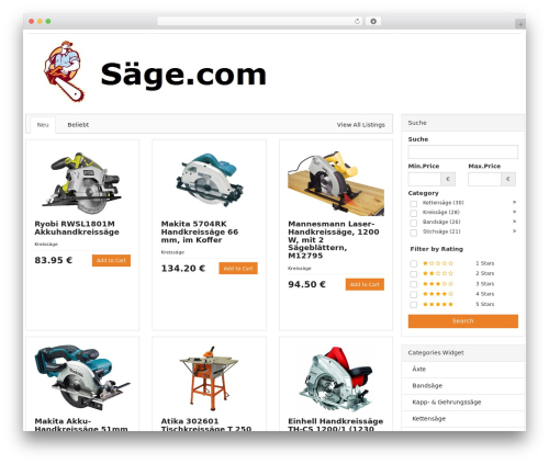 Responsive Shop Theme WordPress theme - xn--sge-qla.com