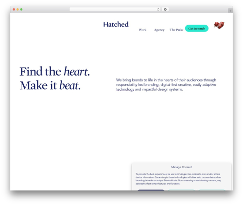 Solid Ground WordPress theme - hatchedlondon.com