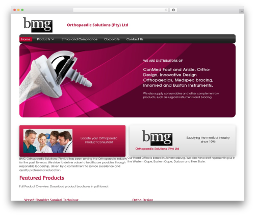 Theme WordPress Beaver Builder Theme - bmgorthopaedics.com