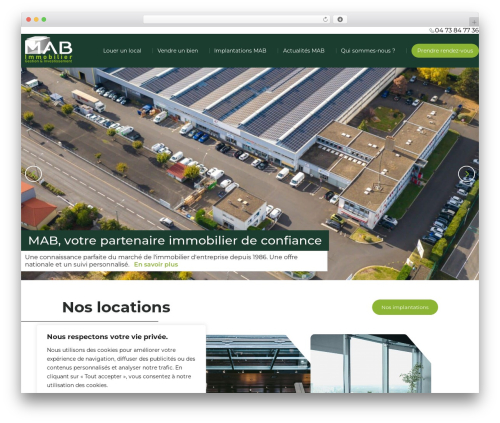 Theme WordPress Default Template - mab-immobilier.com