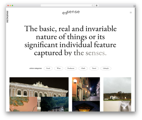 Theme WordPress Essense - essense-magazine.com