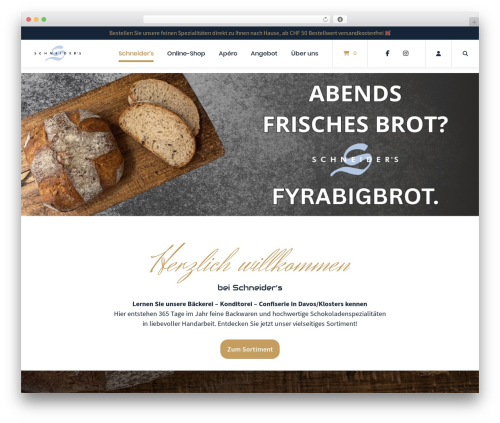 WordPress Theme Atomion top WordPress theme - schneiders-davos.ch