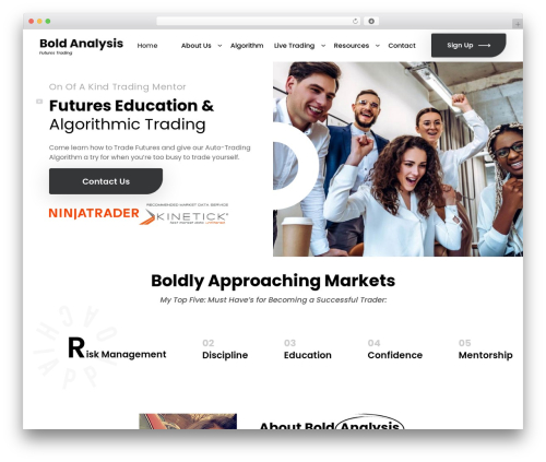 WordPress theme Bold Analysis LLC - boldanalysisllc.com