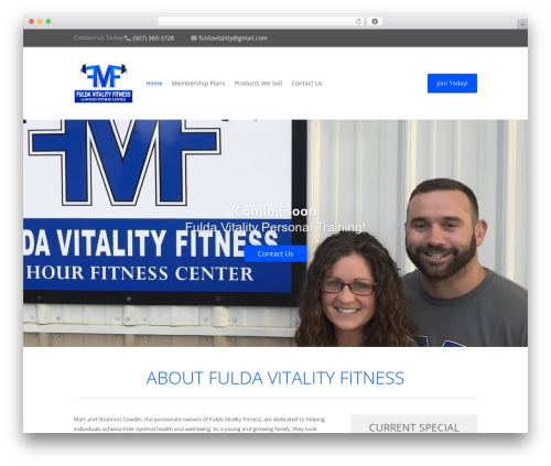 WordPress theme Divi - fuldavitality.com