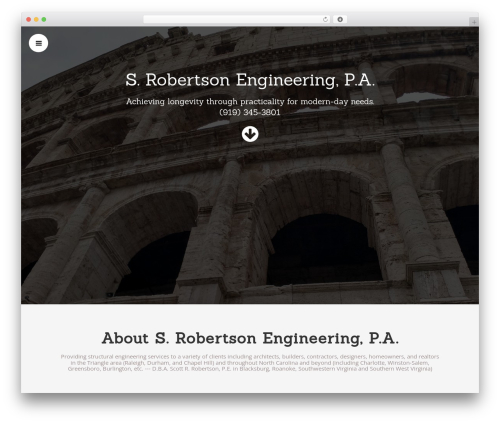WordPress theme Latte Pro - srobertsonengineering.com