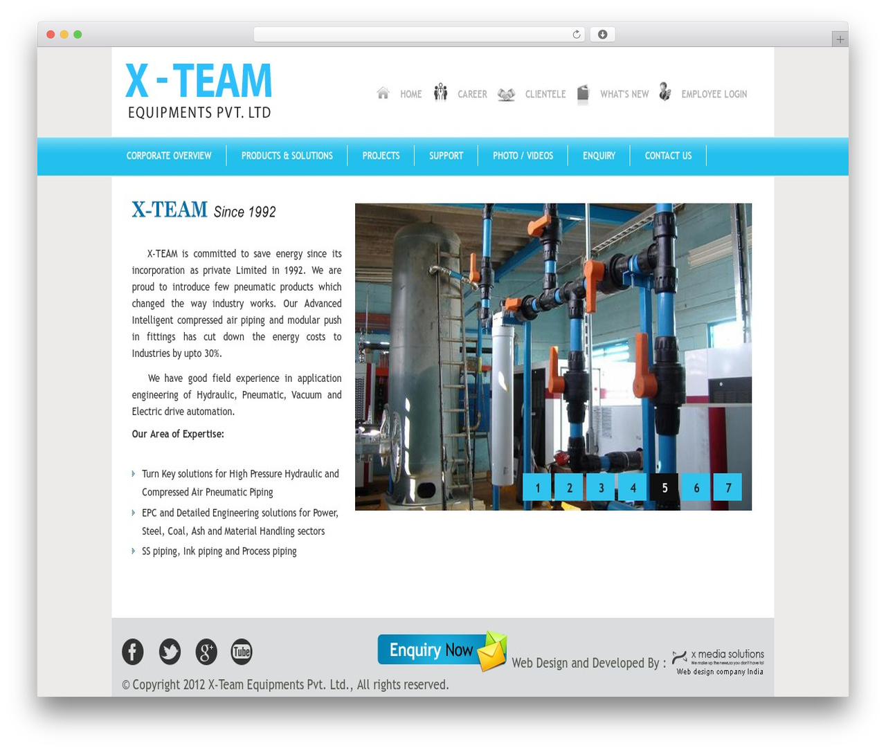 WordPress theme layout - x-team.in WordPress theme layout - x-team.in