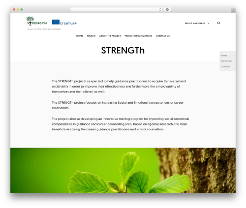 WordPress website theme Ippo - projectstrength.net