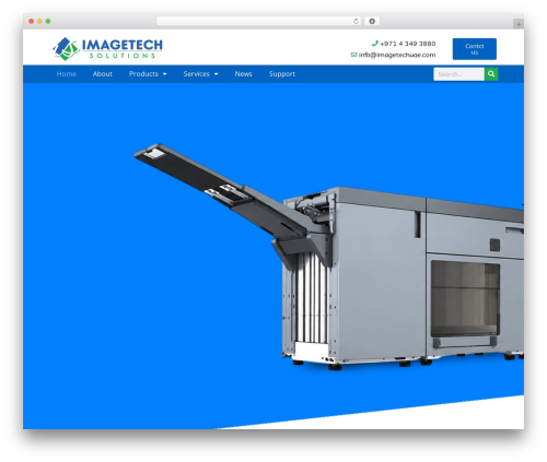 Braintech theme WordPress - imagetechuae.com