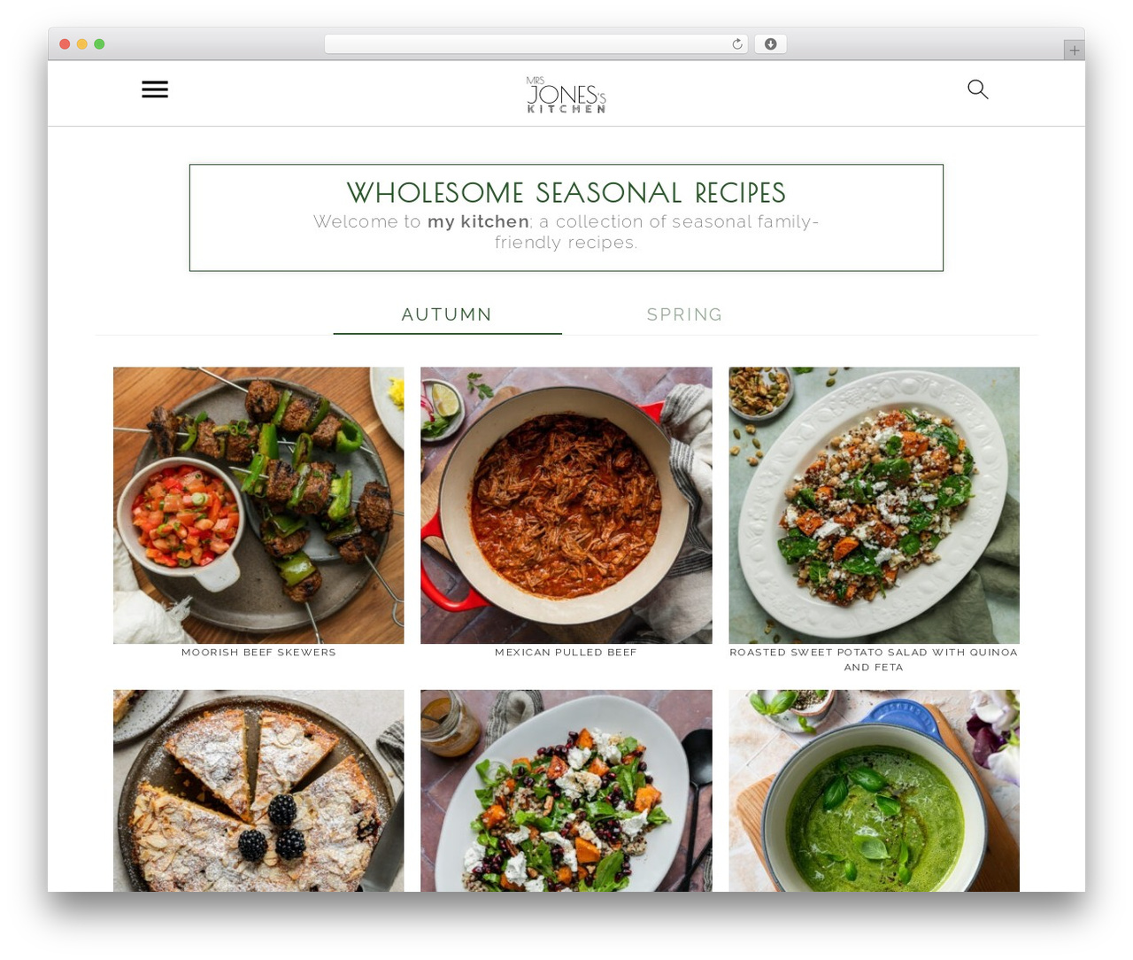 Cravings Pro theme WordPress - mrsjoneskitchen.com