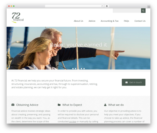 Custom Theme theme WordPress - 72financial.com.au