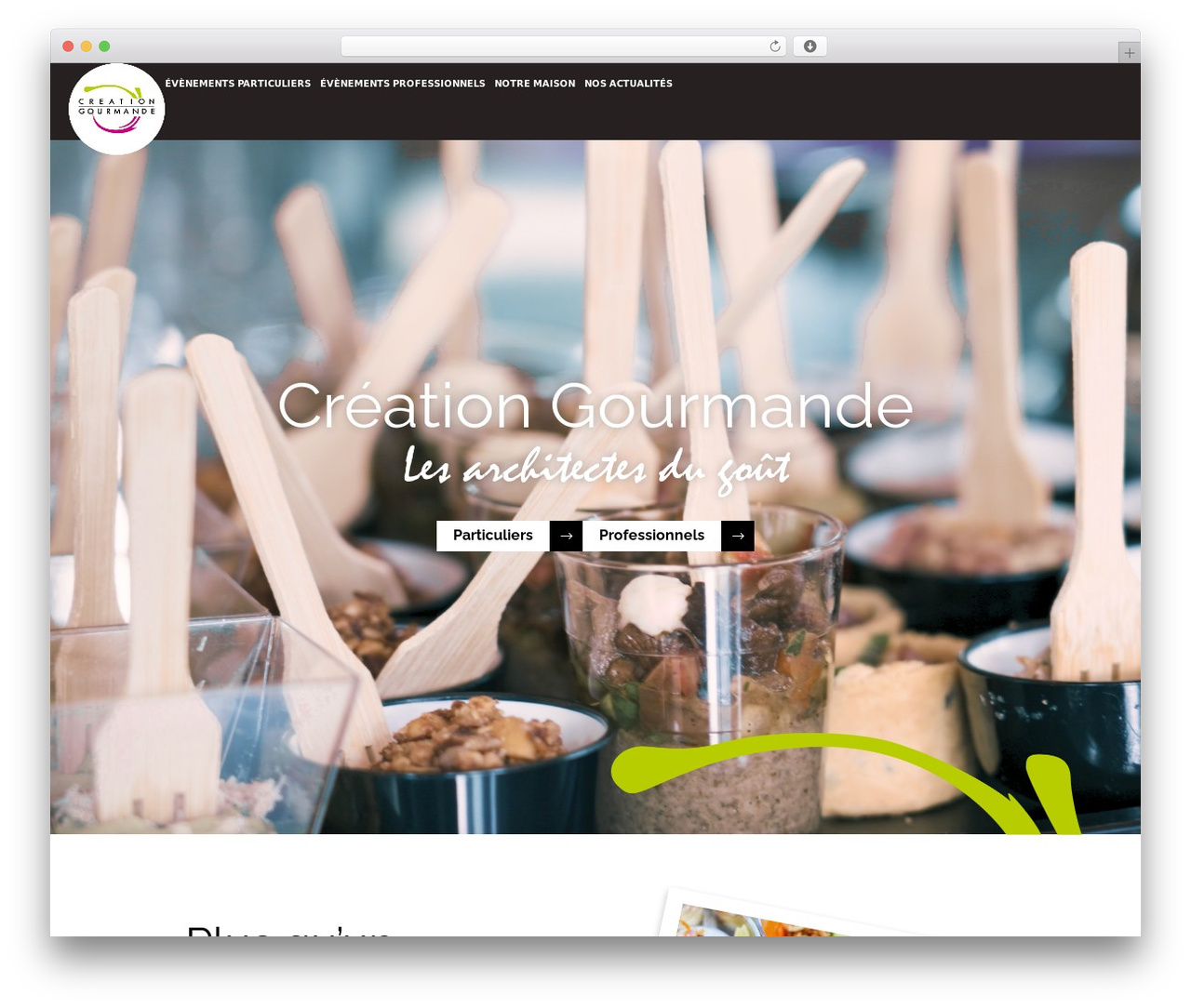 Theme WordPress Hello Elementor - creation-gourmande.com