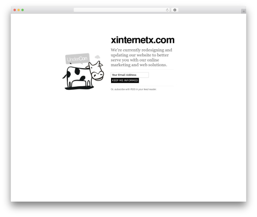UnderCon WordPress theme - xinternetx.com