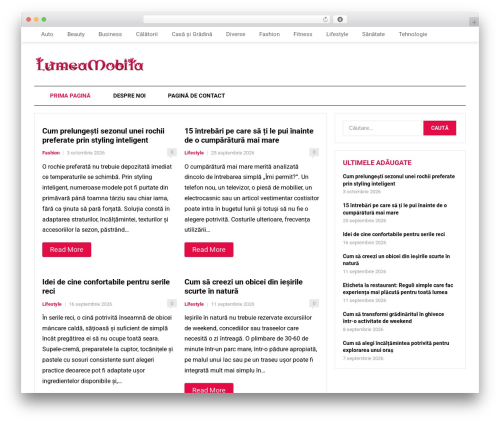 WordPress theme Improve Pro - lumeamobila.ro
