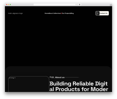 WordPress theme Nimo - algoace.com