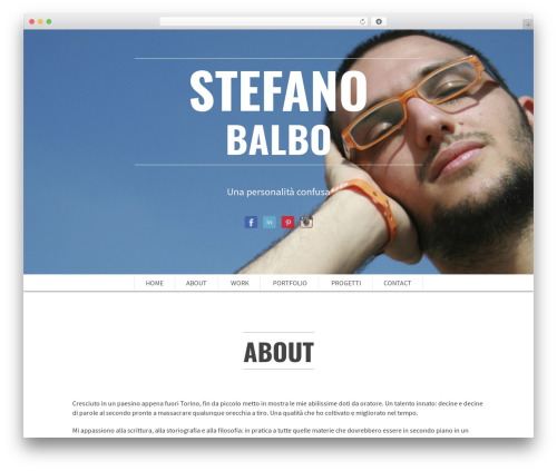 WordPress theme SCRN - stefanobalbo.com
