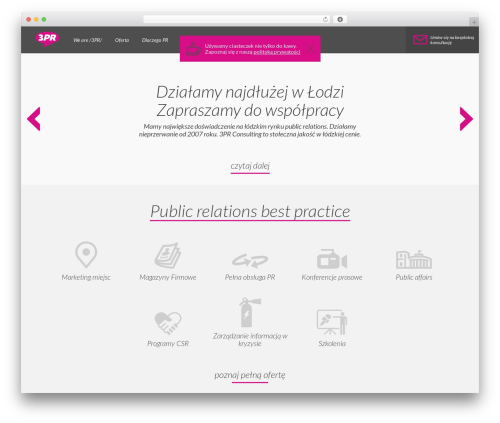 3pr WordPress theme - 3pr.pl