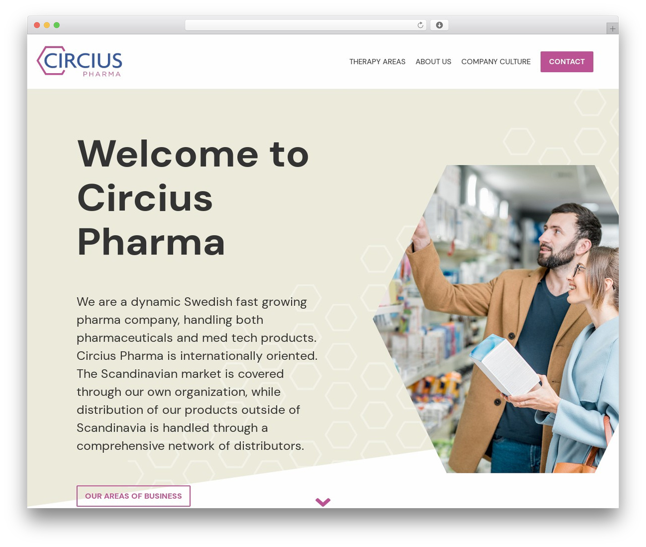 Cypress theme WordPress - circiuspharma.com