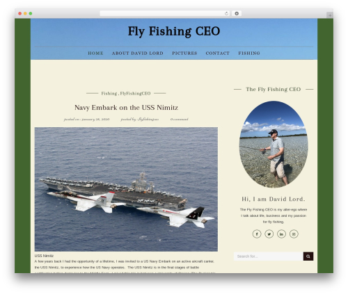 daisy WordPress theme - flyfishingceo.com