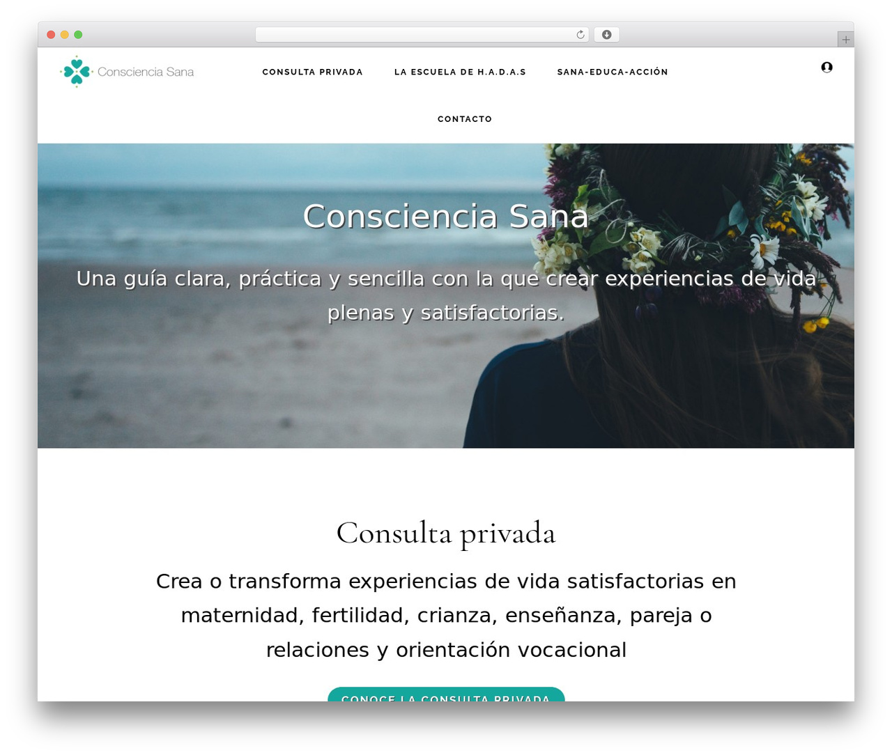 Infinity Pro theme WordPress - conscienciasana.com