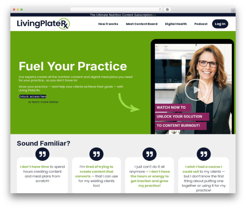 STRING WP theme - livingplaterx.com