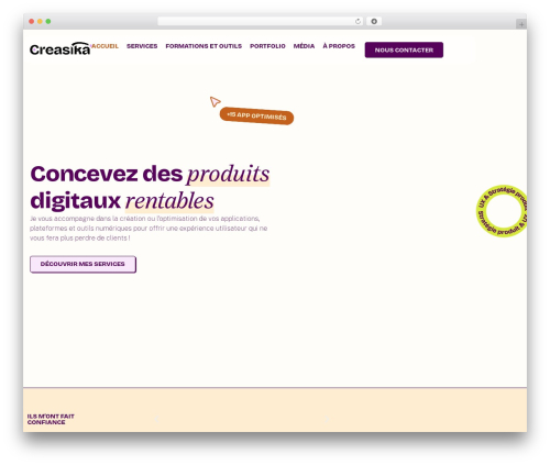 Theme WordPress Hello Elementor - creasika.com