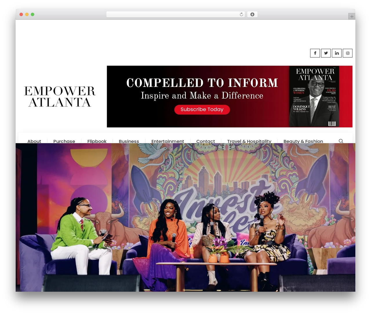 WordPress theme Hello Elementor - empoweratlantamagazine.com