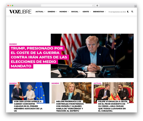 Theia post slider WordPress plugin - vozlibre.com