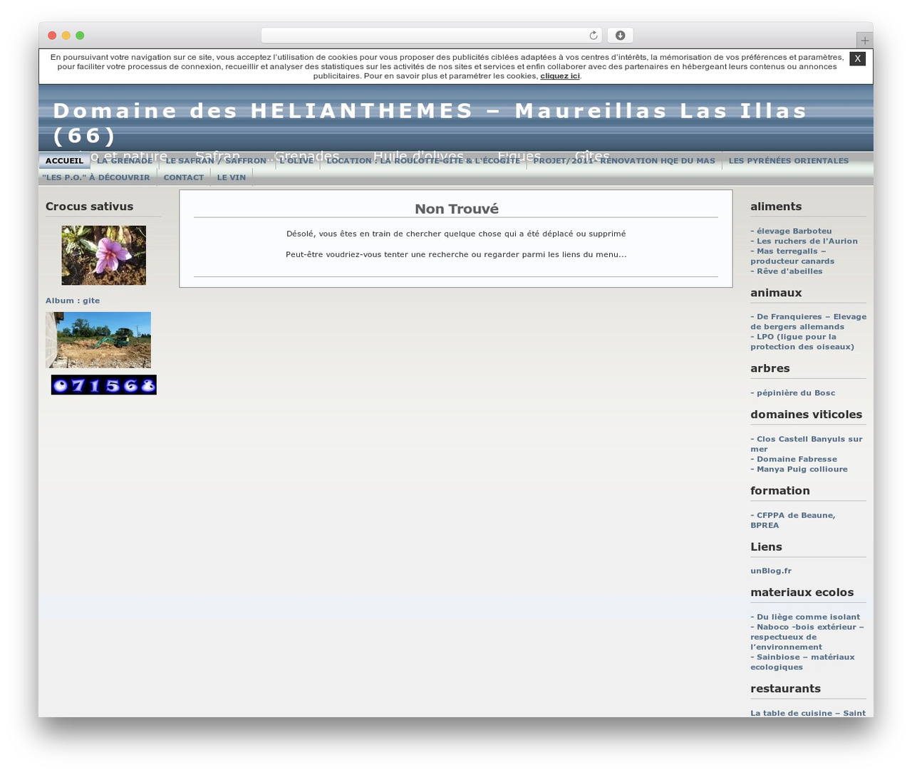 Andreas WordPress theme - agrotourisme66.unblog.fr