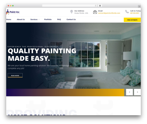 Compactor WordPress theme - paintincflorida.com