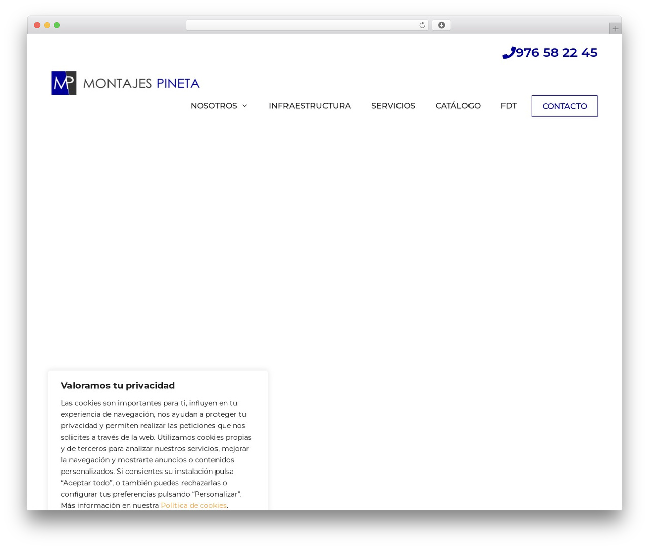 GeneratePress WordPress theme - montajespineta.es