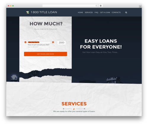 QuickLoans WP theme - 877cartitleloans.net