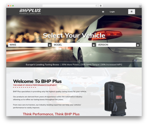 Storefront WordPress theme - bhpplus.co.uk