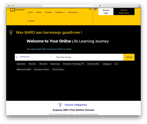 Studyhub theme WordPress - waxbarasho.net