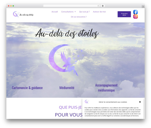 Theme WordPress GeneratePress - au-dela-des-etoiles.fr