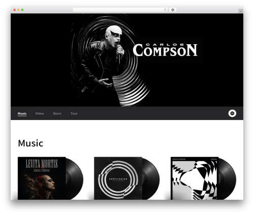 Theme WordPress Proyecto Web - carloscompson.com
