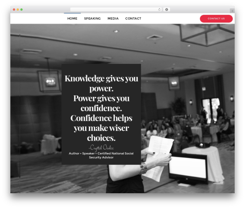 WordPress website theme DFD Native - crystaloculee.com