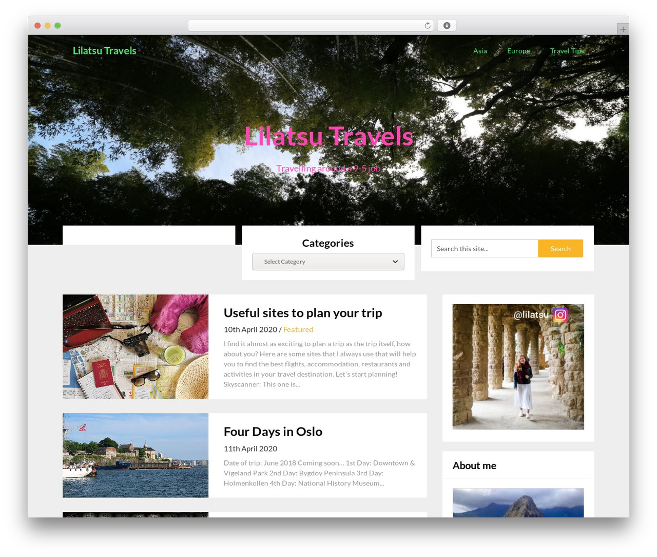 Adaptable Notes free WordPress theme - lilatsu.com