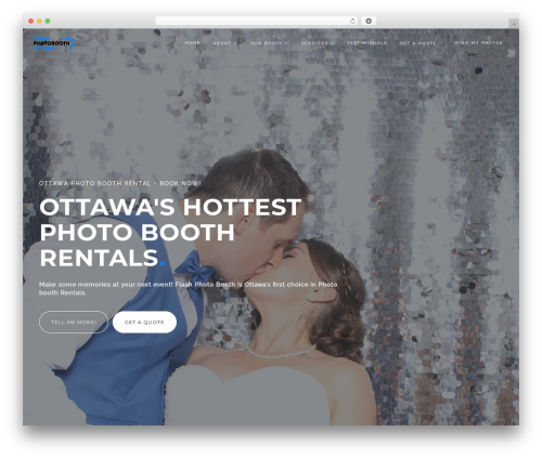 Comet WP WordPress theme - flashphotoboothottawa.com