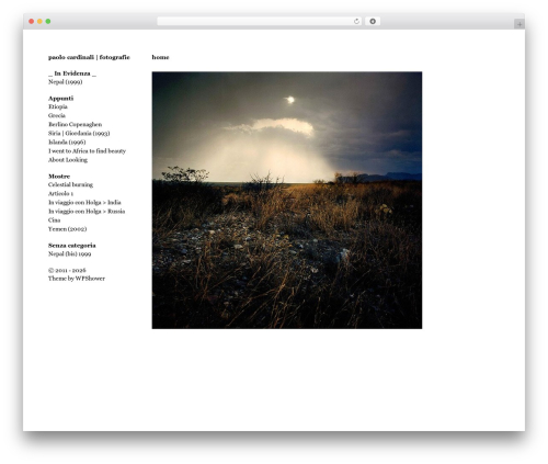 Expositio Theme WordPress theme - paolocardinali.com