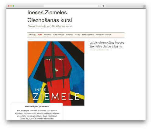 Linquist theme WordPress - zimejumi.lv